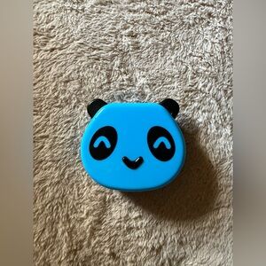 Cute Blue Panda Contact Travel Case